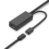 UGREEN US175 USB 3.0 ilginamasis kabelis su micro USB maitinimo prievadu, 5 m, juodas