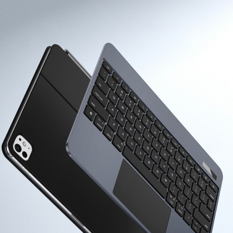 Dux Ducis MK serijos dėklas su klaviatūra, skirtas iPad Pro 11″ (2024), juodas