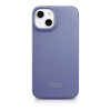 iCarer CE Premium Leather Folio Case odinis dėklas, skirtas Apple iPhone 14 Plus / 15 Plus, MagSafe, šviesiai violetinis (ICR413)