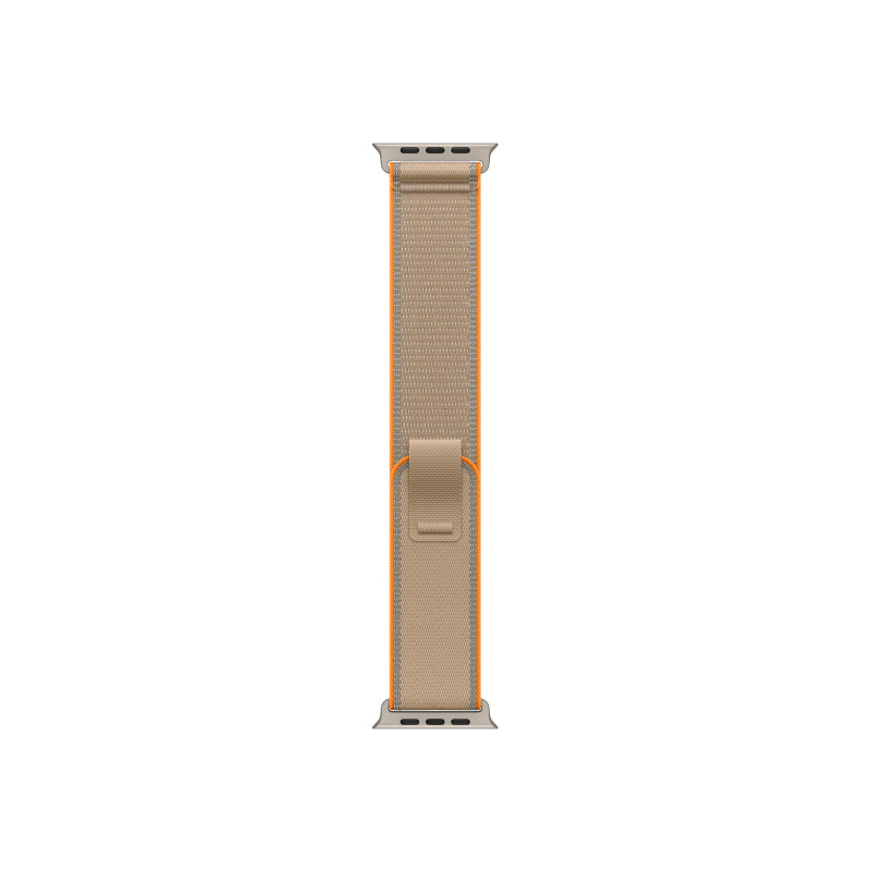 Apple Trail Loop išmaniojo laikrodžio dirželis 49 mm, smėlio spalvos, M/L, natūralaus titano apdaila, MK8N4ZM/A