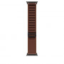 Apple Alpine Loop išmaniojo laikrodžio dirželis 49 mm, bordo spalvos, vidutinis dydis, juodo titano apdaila, MKF14ZM/A