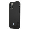 BMW BMHCP12LRSWPK Perforate odinis kietasis dėklas, skirtas Apple iPhone 12 Pro Max, juodas