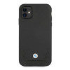 BMW BMHCN61RSWPK Leather Perforate kietasis dėklas, skirtas Apple iPhone 11, juodas