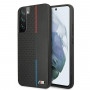 BMW BMHCS22MTRTBK kietas dėklas Samsung Galaxy S22+, M Collection Triangles, juodas