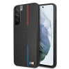 BMW BMHCS22MTRTBK kietas dėklas Samsung Galaxy S22+, M Collection Triangles, juodas