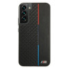 BMW BMHCS22MTRTBK kietas dėklas Samsung Galaxy S22+, M Collection Triangles, juodas