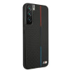 BMW BMHCS22MTRTBK kietas dėklas Samsung Galaxy S22+, M Collection Triangles, juodas