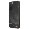 BMW BMHCS22MPUCARTCBK kietas dėklas Samsung Galaxy S22+, M Collection Triangles, juodas