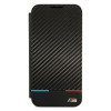 BMW BMBKS22MPUCARTCBK atverčiamas dėklas Samsung Galaxy S22+, M Collection Triangles, juodas