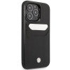 BMW BMHCP14X22RSEPK dėklas, skirtas iPhone 14 Pro Max, juodas, Leather Card Slot