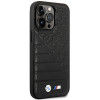 BMW BMHCP14L22PMGK dėklas, skirtas iPhone 14 Pro, juodas, Bi Pattern