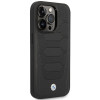 BMW BMHMP14L22RPSK Leather Seats Pattern MagSafe dėklas telefonui Apple iPhone 14 Pro 6,1″, juodas