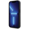BMW BMHCP14X22GSLK Grip Stand Hot Stamp kietas dėklas, skirtas Apple iPhone 14 Pro Max, juodas