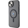 BMW BMHMP14MDSLK Signature MagSafe kietas dėklas, skirtas Apple iPhone 14 Plus / 15 Plus, juodas