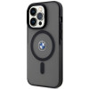 BMW BMHMP14LDSLK Signature MagSafe kietas dėklas, skirtas Apple iPhone 14 Pro, juodas