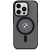 BMW BMHMP14LDSLK Signature MagSafe kietas dėklas, skirtas Apple iPhone 14 Pro, juodas
