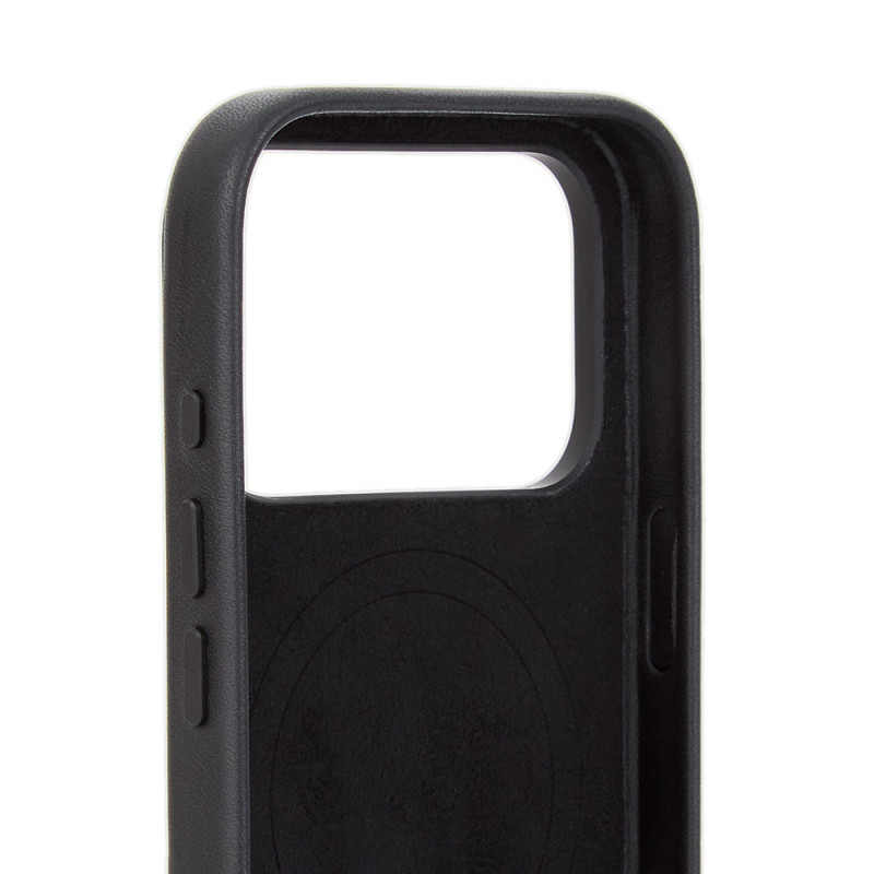 Mujjo Troubadour odinis dėklas Apple iPhone 18 Pro / 17 Pro, MagSafe, juodas