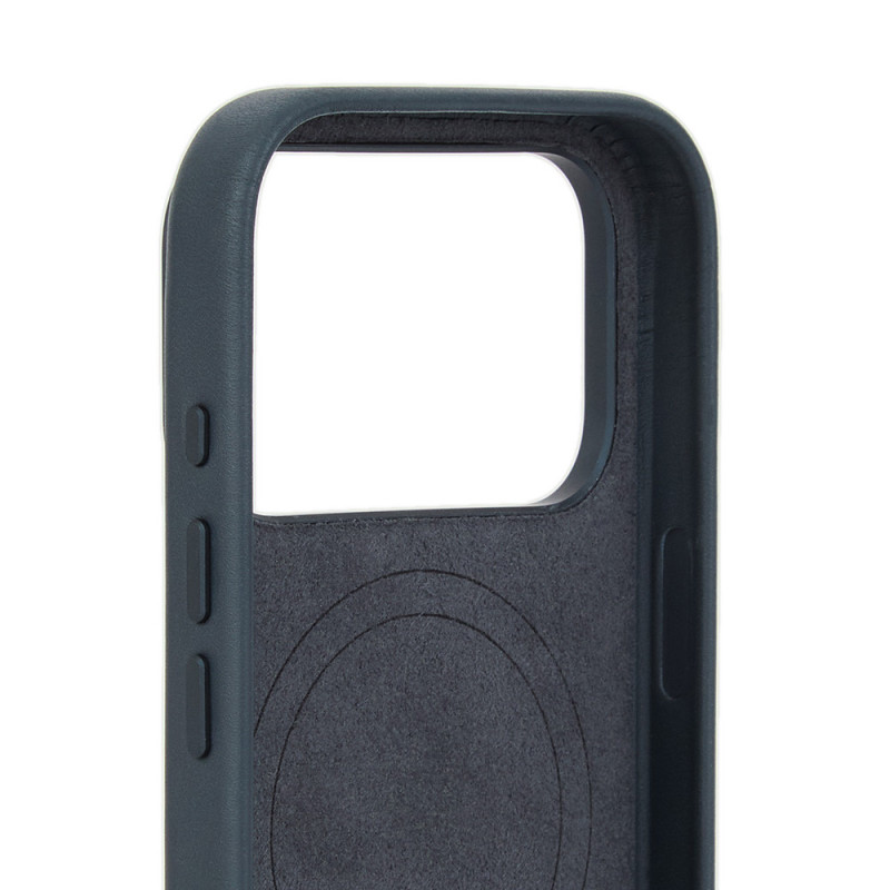 Mujjo Troubadour odinis dėklas Apple iPhone 18 Pro / 17 Pro, MagSafe, bazalto spalvos