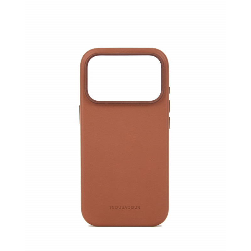 Mujjo Troubadour odinis dėklas Apple iPhone 18 Pro / 17 Pro, MagSafe, šviesiai rudas