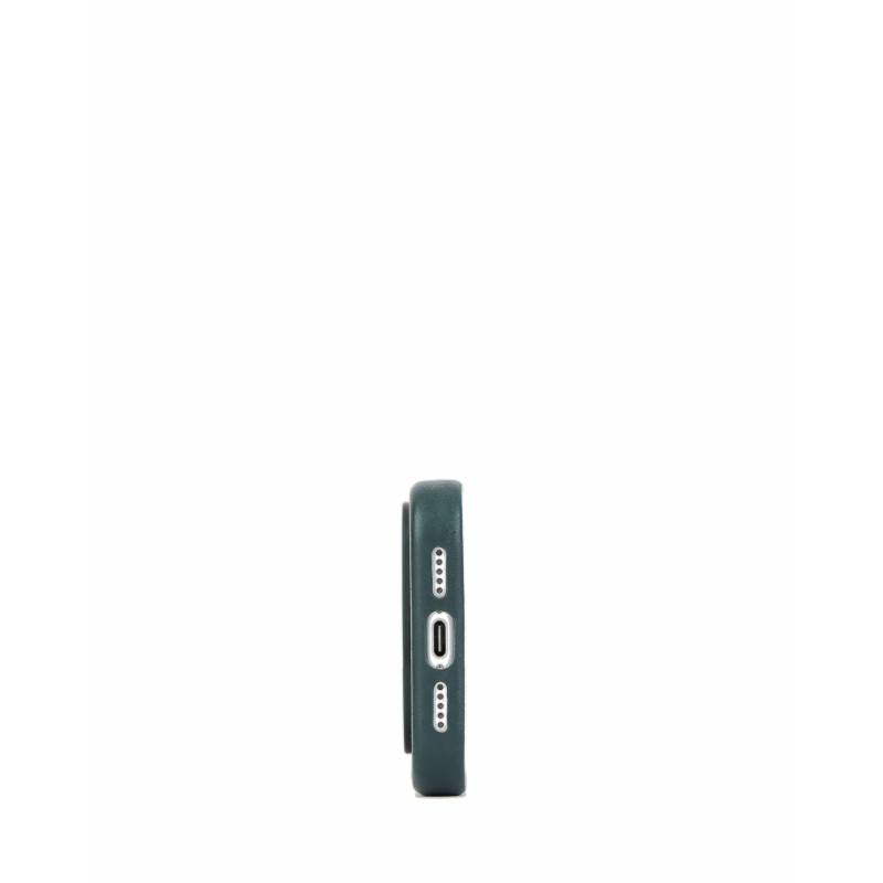Mujjo Troubadour odinis dėklas Apple iPhone 18 Pro / 17 Pro, MagSafe, obsidiano žalias