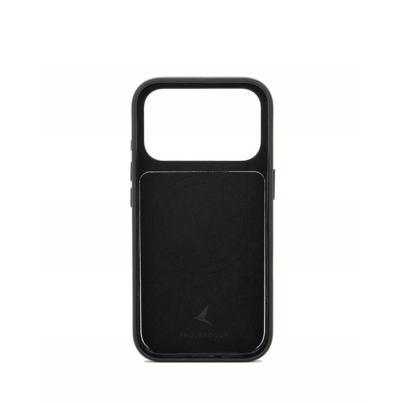 Mujjo Troubadour Modular odinis dėklas Apple iPhone 18 Pro / 17 Pro, MagSafe, juodas
