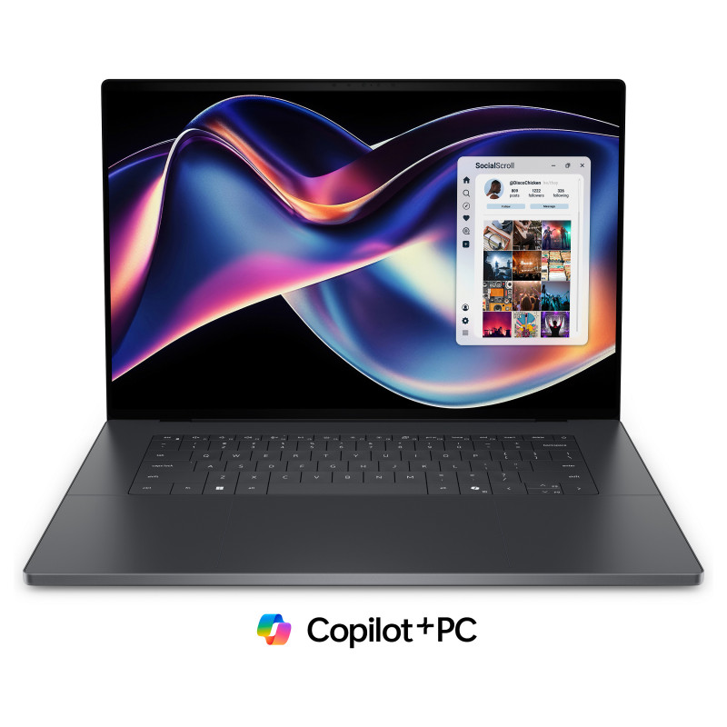 Dell XPS 16 DA16260-945YK 16 colių jutiklinis nešiojamasis kompiuteris, Intel Core Ultra X9 388H, 32 GB RAM, 1 TB SSD, Windows 11 Home, grafito spalvos