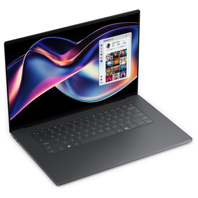 Dell XPS 16 DA16260-945YK 16 colių jutiklinis nešiojamasis kompiuteris, Intel Core Ultra X9 388H, 32 GB RAM, 1 TB SSD, Windows 11 Home, grafito spalvos