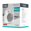 Teesa TSA8059 šildytuvas su ventiliatoriumi, 0,8/1,2/2 kW, baltas