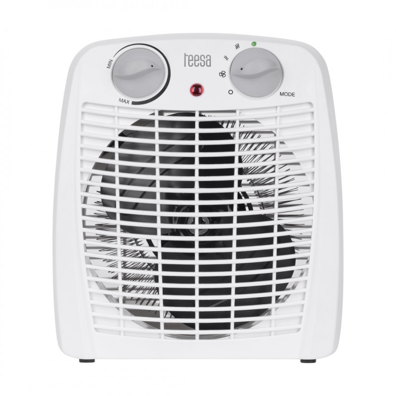 Teesa TSA8059 šildytuvas su ventiliatoriumi, 0,8/1,2/2 kW, baltas