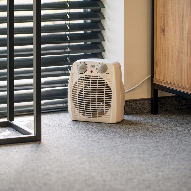 Teesa TSA8059 šildytuvas su ventiliatoriumi, 0,8/1,2/2 kW, baltas