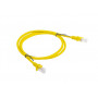 Lanberg PCU6-10CC-0100-Y Cat6 U/UTP komutacinis kabelis, 1 m, geltonas