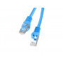 Lanberg PCF6-10CC-0025-B Cat6 F/UTP komutacinis kabelis, 0,25 m, mėlynas