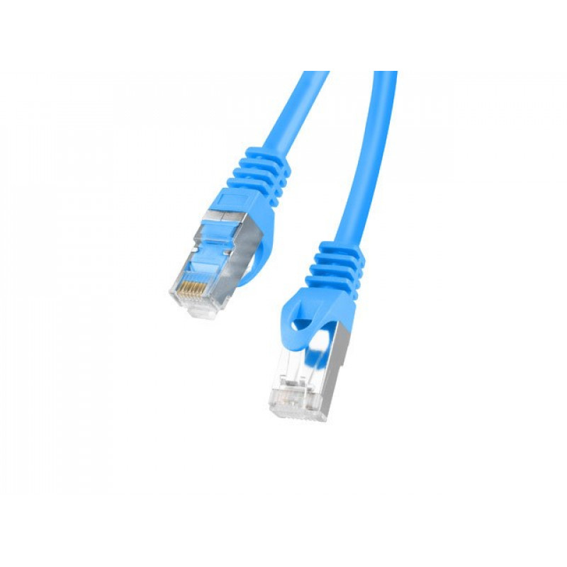 Lanberg PCF6-10CC-0050-B Cat6 F/UTP komutacinis kabelis, 0,5 m, mėlynas