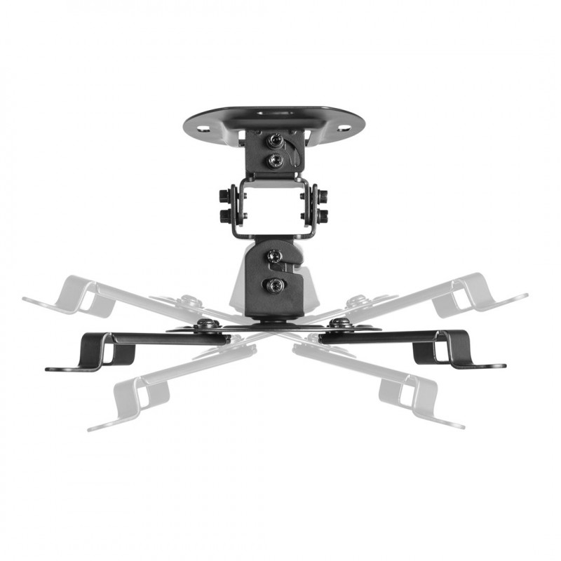 Maclean MC-200 B lubinis projektoriaus laikiklis, 54–320 mm, iki 13,5 kg, juodas