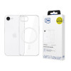 3MK Clear MagCase Apple iPhone 17e / 16e dėklas su MagSafe, skaidrus