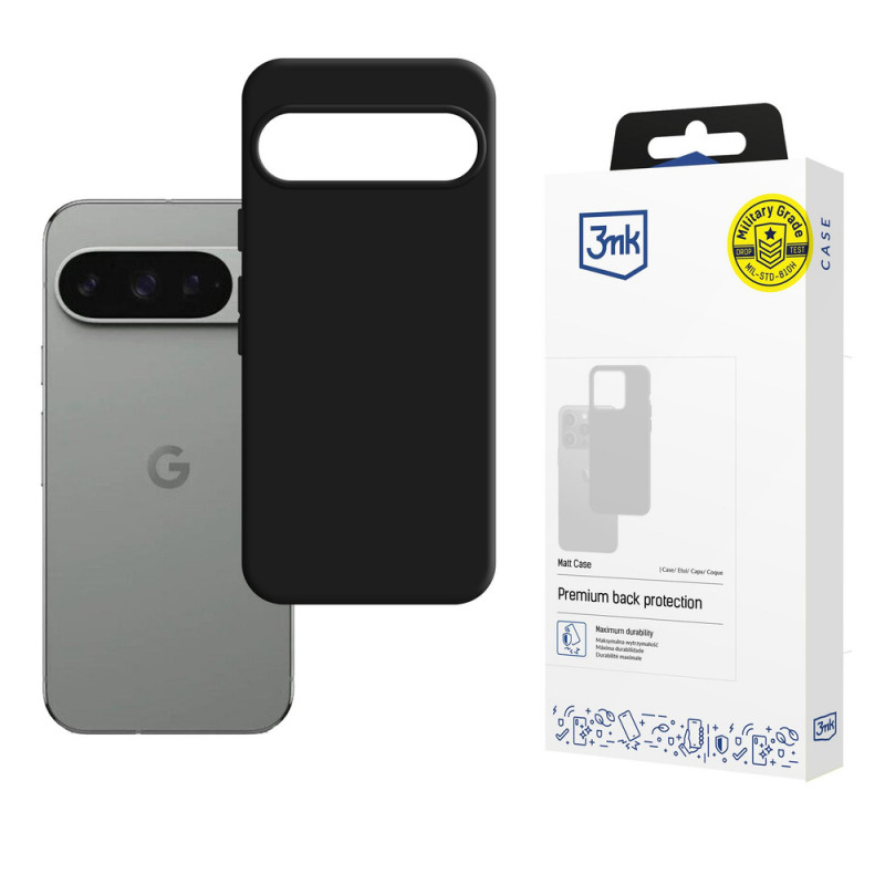 3MK Matt Case dėklas Google Pixel 10 / Pixel 10 Pro, juodas