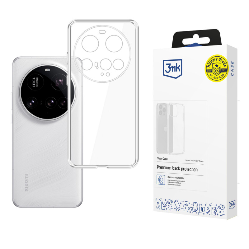 3MK Clear Case dėklas Xiaomi 15 Ultra, skaidrus
