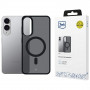 3MK Smoke MagCase telefono dėklas Samsung Galaxy S25 Edge, juodas