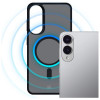 3MK Smoke MagCase telefono dėklas Samsung Galaxy S25 Edge, juodas