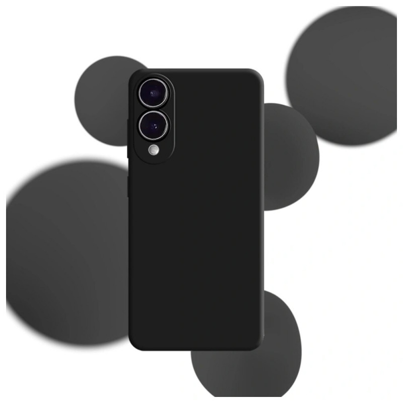 3MK silikoninis dėklas Samsung Galaxy S25 Edge, juodas