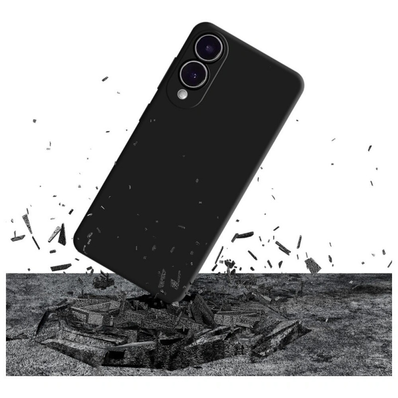 3MK silikoninis dėklas Samsung Galaxy S25 Edge, juodas