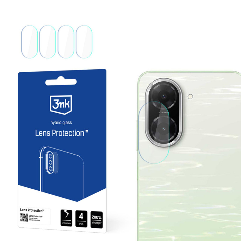 3MK Lens Protection hibridinis kameros objektyvo stiklas Xiaomi Redmi A5 4G (4 vnt.)