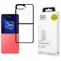 3MK Satin Armor Case+ Flip dėklas, skirtas Samsung Galaxy Z Flip7, skaidrus