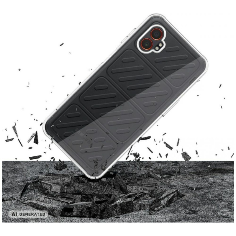 3MK Clear Case dėklas, skirtas Samsung Galaxy XCover 7 Pro, skaidrus