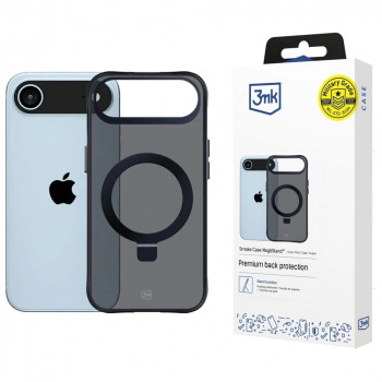 3mk Smoke Case Mag&Stand dėklas Apple iPhone Air, juodas
