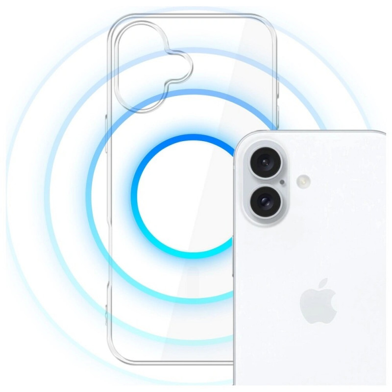 3MK Clear MagCase dėklas Apple iPhone 17, skaidrus