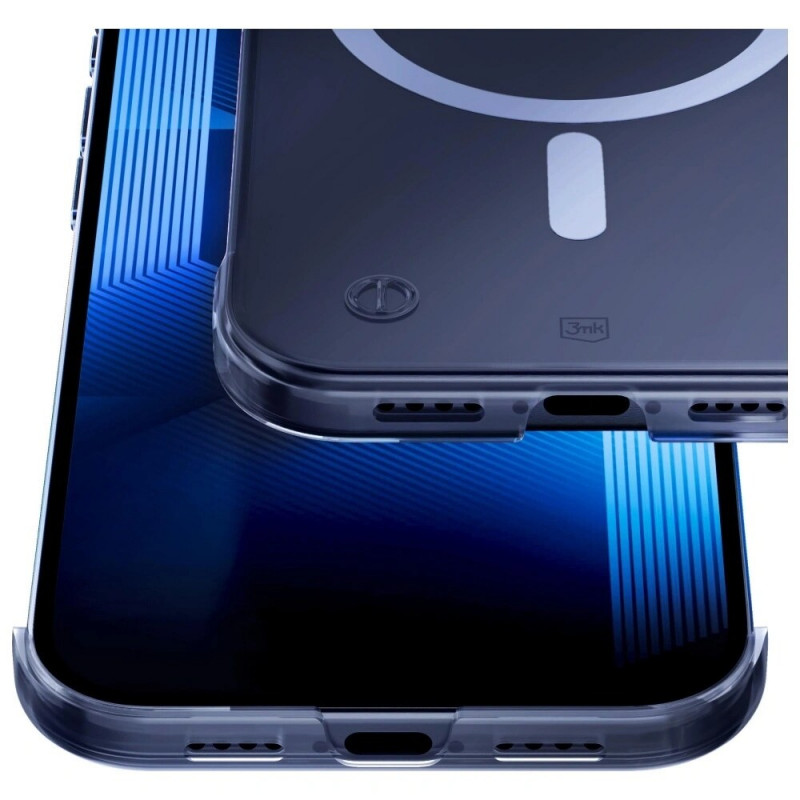 3mk Just20g MagCase dėklas Apple iPhone 17 Pro Max, permatomas, polikarbonatas