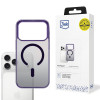 3mk Frosty MagCase dėklas Apple iPhone 17 Pro Max, violetinis