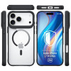 3mk Satin Armor MagCase dėklas Apple iPhone 17 Pro Max, permatomas juodas