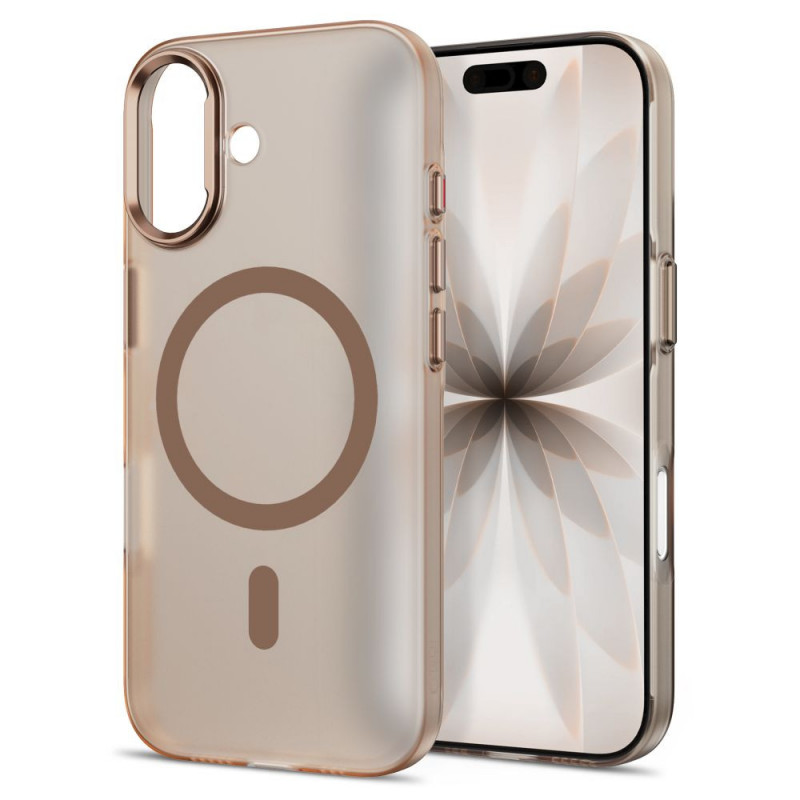 Tech-Protect MagZero MagSafe dėklas Apple iPhone 17, matinis Desert Gold